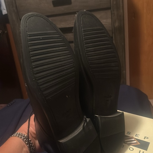 Brown & black dress shoes boot size 13 no longer wear - Picture 5 of 5